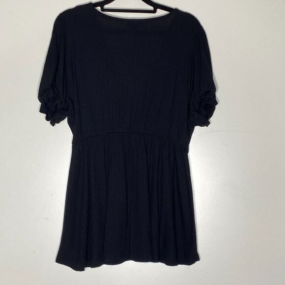Torrid Ribbed Surplice Peplum Y2K Top Women's Plus Size 2XL - Picture 9 of 10